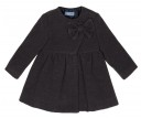 Girls Gray Coat with Bow