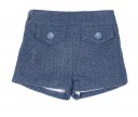 Boys Denim Blue Shirt & Shorts Set 