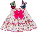Baby Girls Colorful Butterfly 2 Piece Dress Set