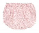 Baby Girls Dusky Pink Floral Shorts with Bow