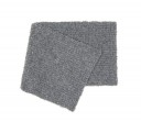 Girls & Women Grey Bouclé Knitted Maxi Scarf