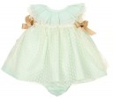 Pastel Green Linen & Tulle 3 piece dress set (DELIVERY 15 APRIL)