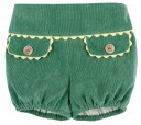 Boys Green & Red 3 Pieces Shorts Set
