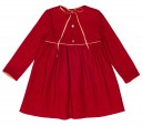 Girls Red Jersey Dress