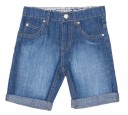 Boys Blue Denim Bermuda Shorts