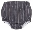 Baby Boys Grey Fair Isle Sweater & Pin- Striped Shorts Set