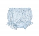 Baby Blue Knitted Stork 2 Piece Shorts Set