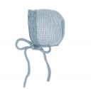 Baby Blue Knitted Bonnet