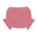 Baby Dusky Pink Knitted 3 Piece Sweater Set 