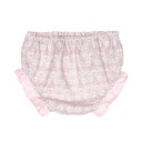 Baby Pink Jersey Sweater & Floral Shorts Set 