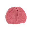 Girls Marsala Knitted Hat With Bow