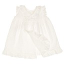 Baby Girls Ivory Cotton Day Gown