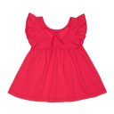 Girls Red Cotton Jersey Dress