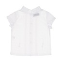 Baby Boys White 2 Piece Shirt Set 