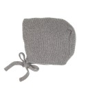 Baby Grey Knitted Bonnet