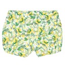 Yellow & Green Lemon Print Shorts