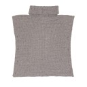 Girls Gray Knitted Poncho 
