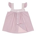 Baby Girls Dusky Pink & Beige 2 Piece Shorts Set 