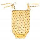 Baby Yellow & Gray Horse Print Shortie