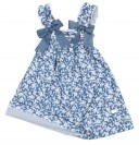 Blue & White Liberty Denim Dress