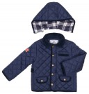 Boys Blue Quilted Jacket