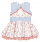 Blush Pink & Pale Blue Floral Dress