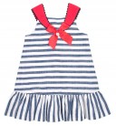 Blue & White Striped Sailor Dress 
