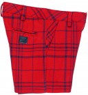Dolce Petit Conjunto Niño Camisa Topitos & Pantalón Corto Cuadros Rojo con Cinturón 