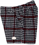 Cocote Boys Red Shirt & Navy Blue & Red Checked Shorts Set
