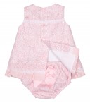 Baby Pink Liberty Ruffle Dress & Knickers Set 