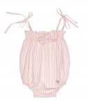 Baby Pale Pink & White Striped Shortie