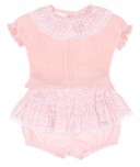 Baby Pink 2 Piece Knickers Set 