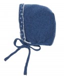 Baby Blue Knitted Bonnet 