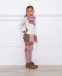 Girls Dusky Pink 2 Piece Shorts Outfit
