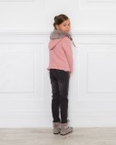 Girls Grey Denim Slim Fit Jeans & Suede Mohican Boots Outfit