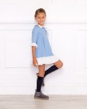 Girls Gray Suede & Glitter Boots Outfit