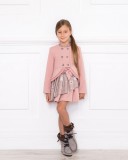 Girls Gray Suede Mohican Boots Outfit