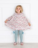 Girls Pink Floral Dress Outfit