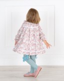 Girls Pink Floral Dress Outfit