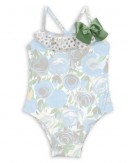 Green Floral Swimsuit 