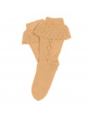 Mustard Fine Knitted Ruffle Socks