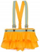 Badum Badero Peto Niña Volantes Amarillo 