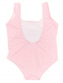 Pink & Grey Liberty Swimsuit with embrodiered heart 