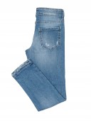 Girls Denim Slim Fit Jeans with Crystals 
