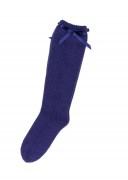 Navy Blue Knitted Socks