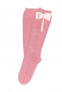 Blush Pink Knitted Socks