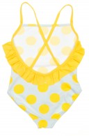 Light Grey & Yello Spotted Swimsuit