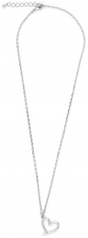 Missbaby Necklace with Silver Plated Chain & Heart Pendant