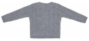 Grey Braided Knit Cardigan 