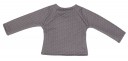 Gray Quilted Sweatshirt